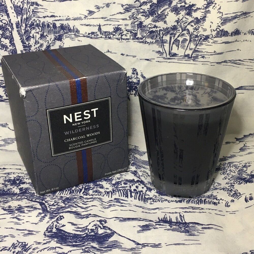 NEST New York Charcoal Woods Candle 8.1 oz 230 g Single wick NEW in box